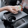 3 In 1 Adjustable Car Cup Tray With Phone Holder