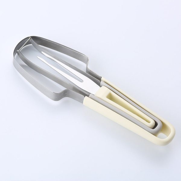 3-in-1 Stainless Steel Watermelon Cutter & Fork