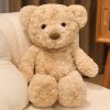 30cm Brown Curly Teddy Bear Plush Soft Stuffed Toy