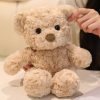 30cm Brown Curly Teddy Bear Plush Soft Stuffed Toy