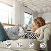 3.3lbs Weighted Cat Plush Pillow for Comfort and Relaxation