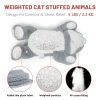 3.3lbs Weighted Cat Plush Pillow for Comfort and Relaxation