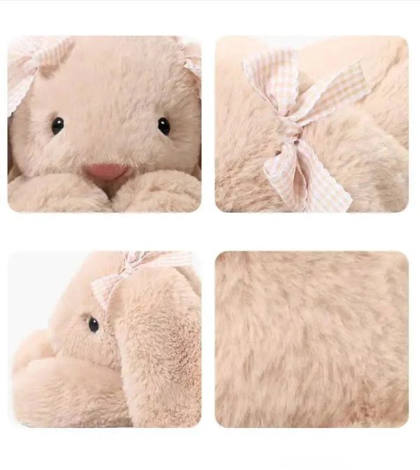 35cm Shy Rabbit Plush Pillow Soft Stuffed Doll