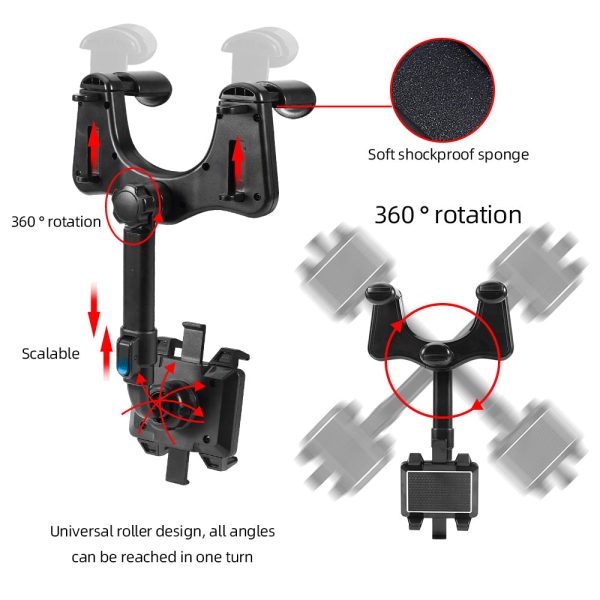 360  Rotatable Smart Phone Car Holder