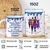 3D Effect Besties Thank You For Being My Unbiological Sister - Personalized White Edge-to-Edge Mug