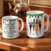 3D Effect Besties Thank You For Being My Unbiological Sister - Personalized White Edge-to-Edge Mug