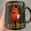 3D Effect Funny Chicken I've Pecked You - Personalized Mug