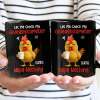 3D Effect Funny Chicken Let Me Check My Giveashitometer - Personalized Mug