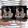 3D Effect Funny Donkey Coworkers Best Team Ever - Personalized Mug