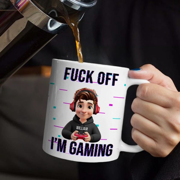3D Effect Gamer I Am Gaming - Personalized Mug