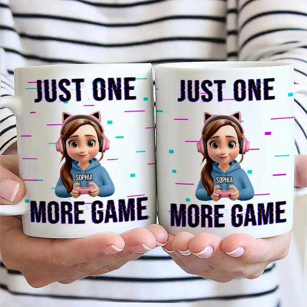 3D Effect Gamer I Am Gaming - Personalized Mug