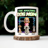 3D Effect Glitch Signal The Amazing Dog Dad - Personalized Mug