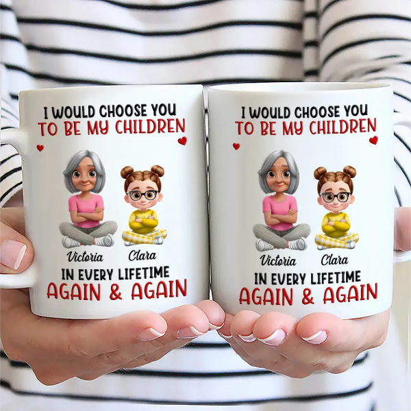 3D Effect I Would Choose You In Every Lifetime - Personalized Mug