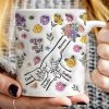 3D Inflated Effect Mother Children Hands Personalized Mug, Heartfelt Gift for Mom