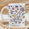 3D Inflated Effect Mother Children Hands Personalized Mug, Heartfelt Gift for Mom