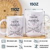 3D Inflated Effect Printed Couple Loved You Then Love You Still - Personalized White Edge-to-Edge Mug