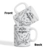 3D Inflated Like Mother Like Daughter Holding Hands Personalized Mug