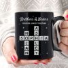 3D Shining Effect Brothers Sisters Crossword Puzzle Art - Personalized Mug - Christmas Gift For Siblings, Brothers, Sisters