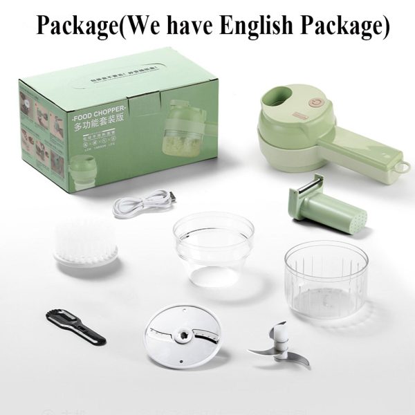 4-In-1 Kitchen Electric Cutter Set