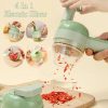 4 In 1 Slicer Garlic Masher Mini Chopper Blender