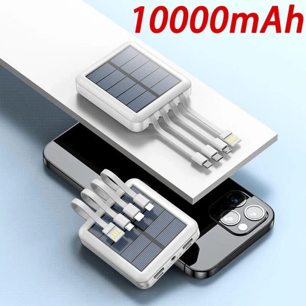 4 In 1 Solar Charging Power Bank