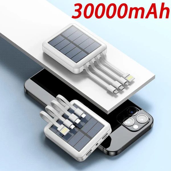 4 In 1 Solar Charging Power Bank