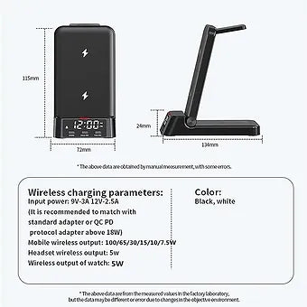 4-In-1 Wireless Phone Stand With Charging