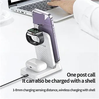 4-In-1 Wireless Phone Stand With Charging