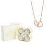 4-Leaf Clover Eternal Rose Jewelry Box with Necklace Gift