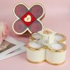 4-Leaf Clover Eternal Rose Jewelry Box with Necklace Gift