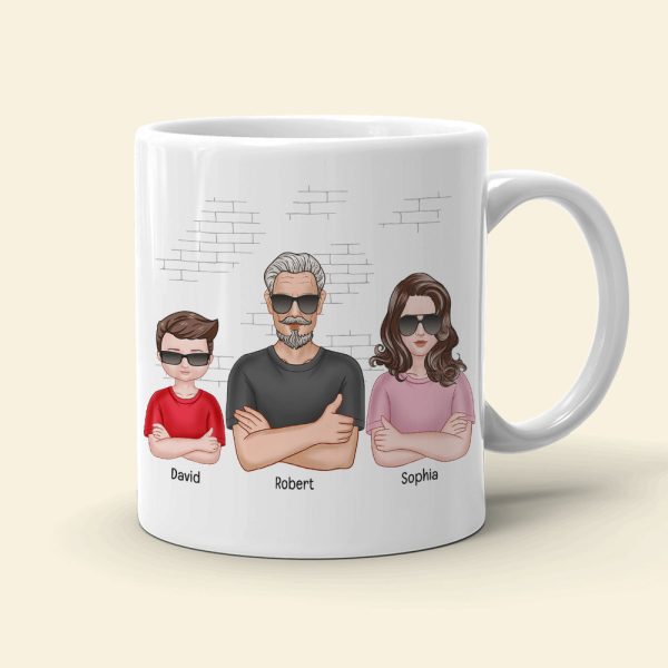 4 Star Review Wonderful Dad-Personalized Coffee Mug- Gift For Dad- Dad Coffee Mug