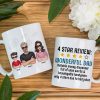 4 Star Review Wonderful Dad-Personalized Coffee Mug- Gift For Dad- Dad Coffee Mug