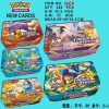 42pcs/set Iron Metal Box Pokemon Cards