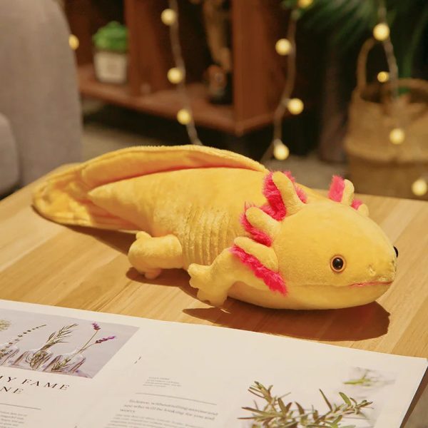 45cm Colorful Axolotl Plush Toy Soft Stuffed Salamander Pillow for Kids