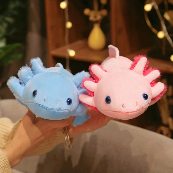 45cm Colorful Axolotl Plush Toy Soft Stuffed Salamander Pillow for Kids