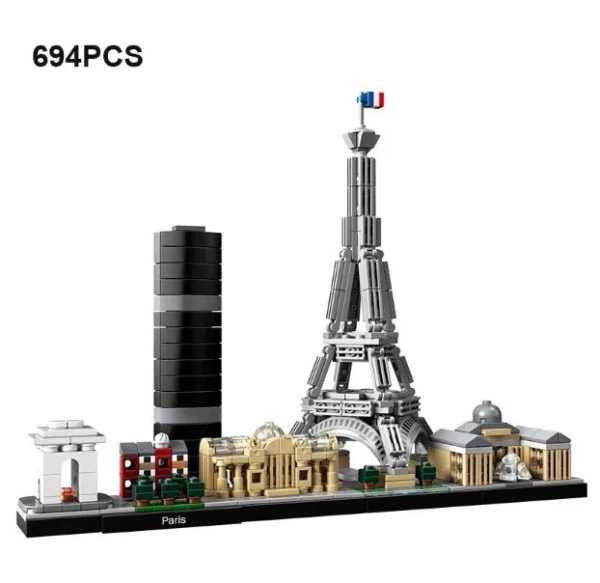 468pcs Big Ben Tower Bridge Building Block
