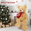 5 Ft Giant Teddy Bear with Love Heart