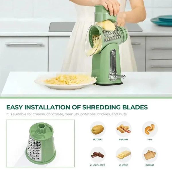 5 In 1 Rotary Gourmet Cheese Grater