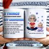 5 Things You Should Know About My Grandma, Cartoon Grandma And Baby - Personalized Custom Coffee Mug - GRM068_MG