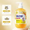 500Ml Deep Cleansing Sulfur Body Wash Mite Removal & Skin Treatment
