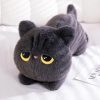 50cm Black Cat Plush Pillow Soft Cuddly Stuffed Toy