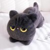 50cm Black Cat Plush Pillow Soft Cuddly Stuffed Toy