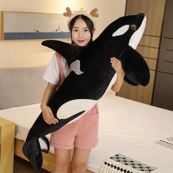 50cm Killer Whale Plush Doll Soft Sleeping Pillow