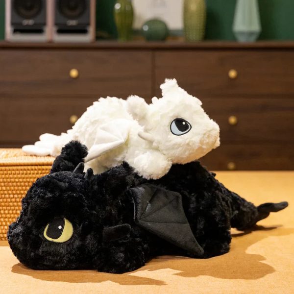 55/70cm Cute Dragon Plush Toy – Soft Stuffed Doll Pillow for Kids