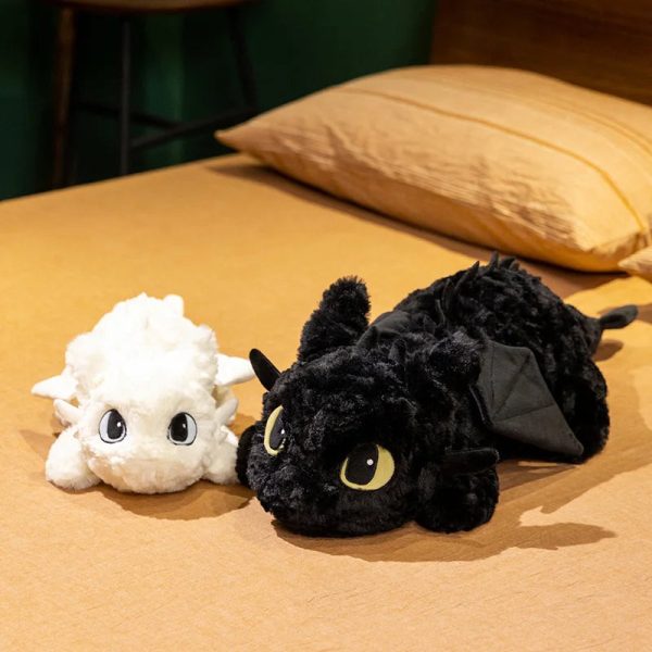 55/70cm Cute Dragon Plush Toy – Soft Stuffed Doll Pillow for Kids