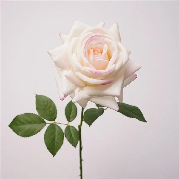 5Pc Real Touch Rose Artificial Flowers Moisturizing Silk Roses for Wedding and Home Decor