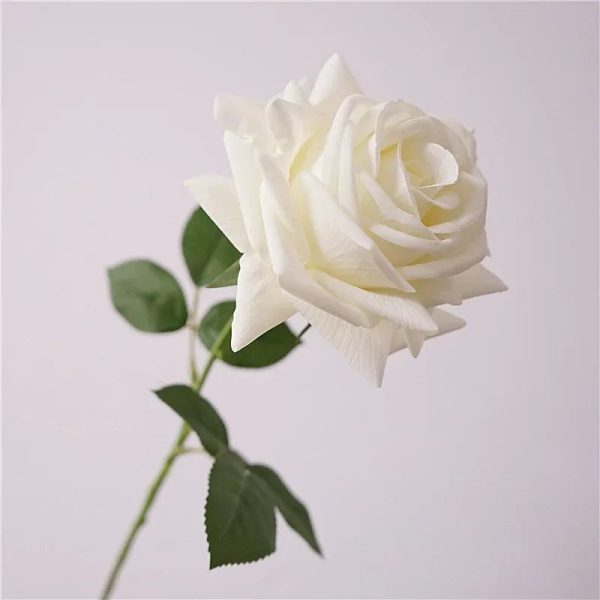 5Pc Real Touch Rose Artificial Flowers Moisturizing Silk Roses for Wedding and Home Decor