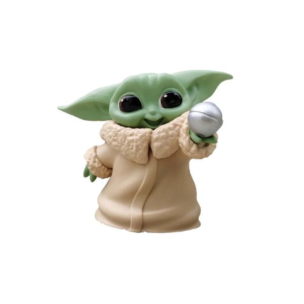 5pcs Baby Yoda Darth Action Figure