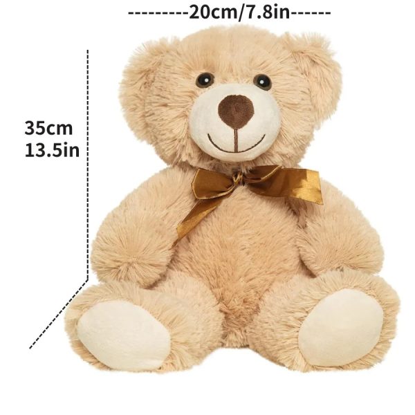 5pcs Plush Bear Toys Soft Stuffed Animals Gift Set