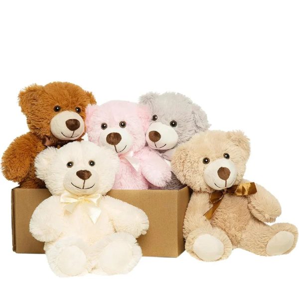 5pcs Plush Bear Toys Soft Stuffed Animals Gift Set